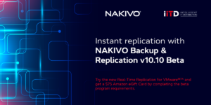 Instant replication with NAKIVO Backup & Replication v10.10 Beta